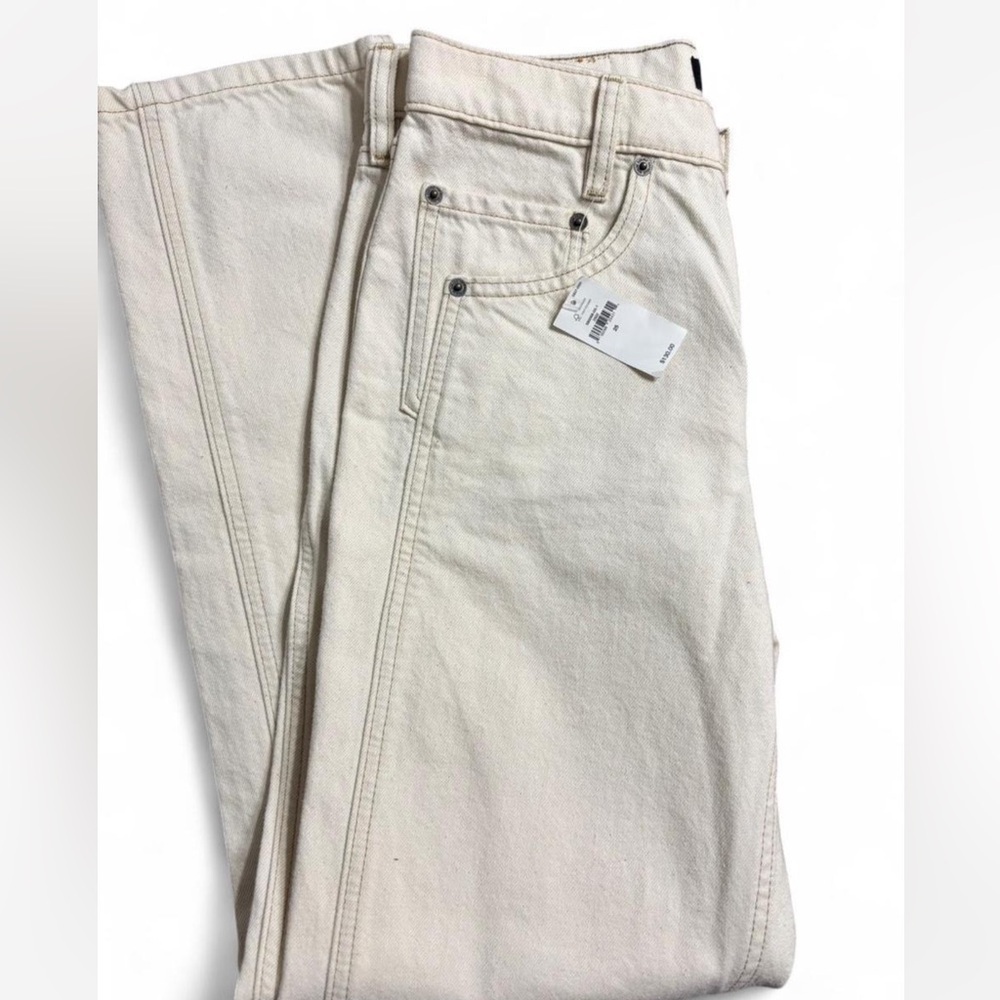 NWT Relaxed High Rise Straight jeans-25 - Picture 6 of 7